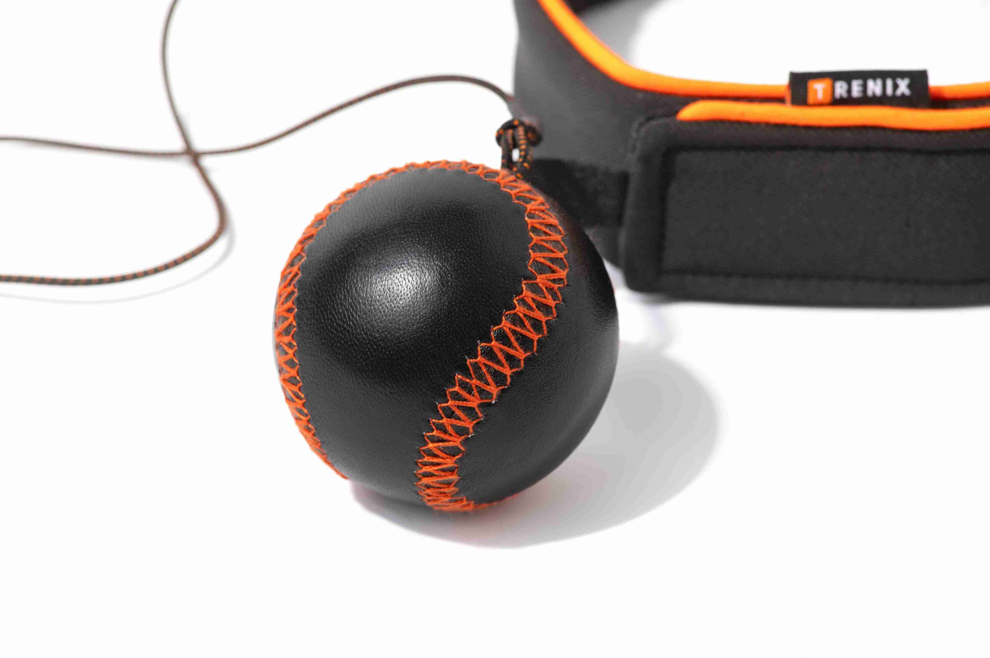 Шкіряний м'яч з високоякісної шкіри Trenix Fight Ball Original, м'який та практичний для тренувань без перчаток