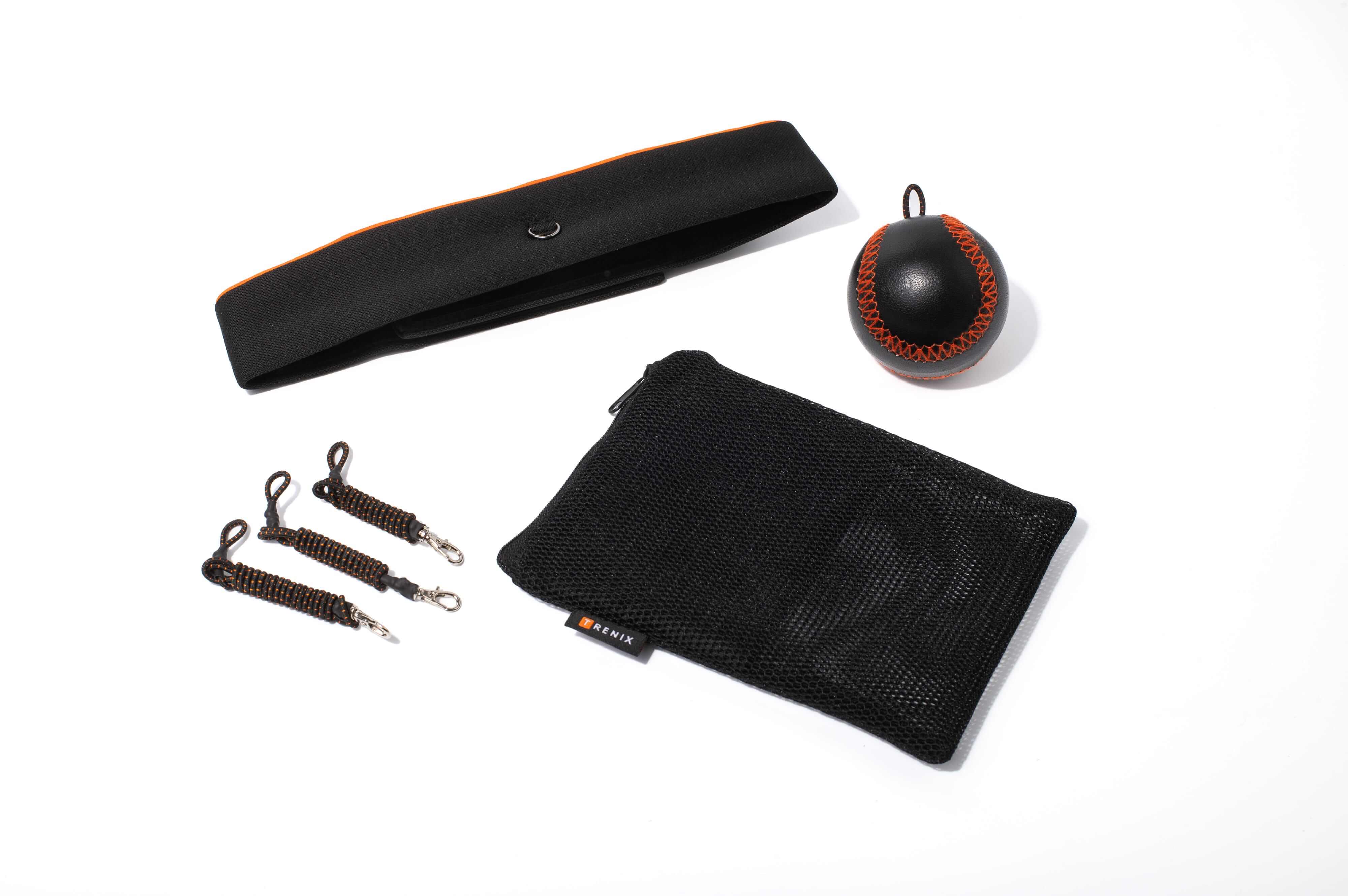 Мішечок-чохол для тренажера Trenix Fight Ball Original, виготовлений з міцних матеріалів для зручного транспортування та зберігання тренажеру