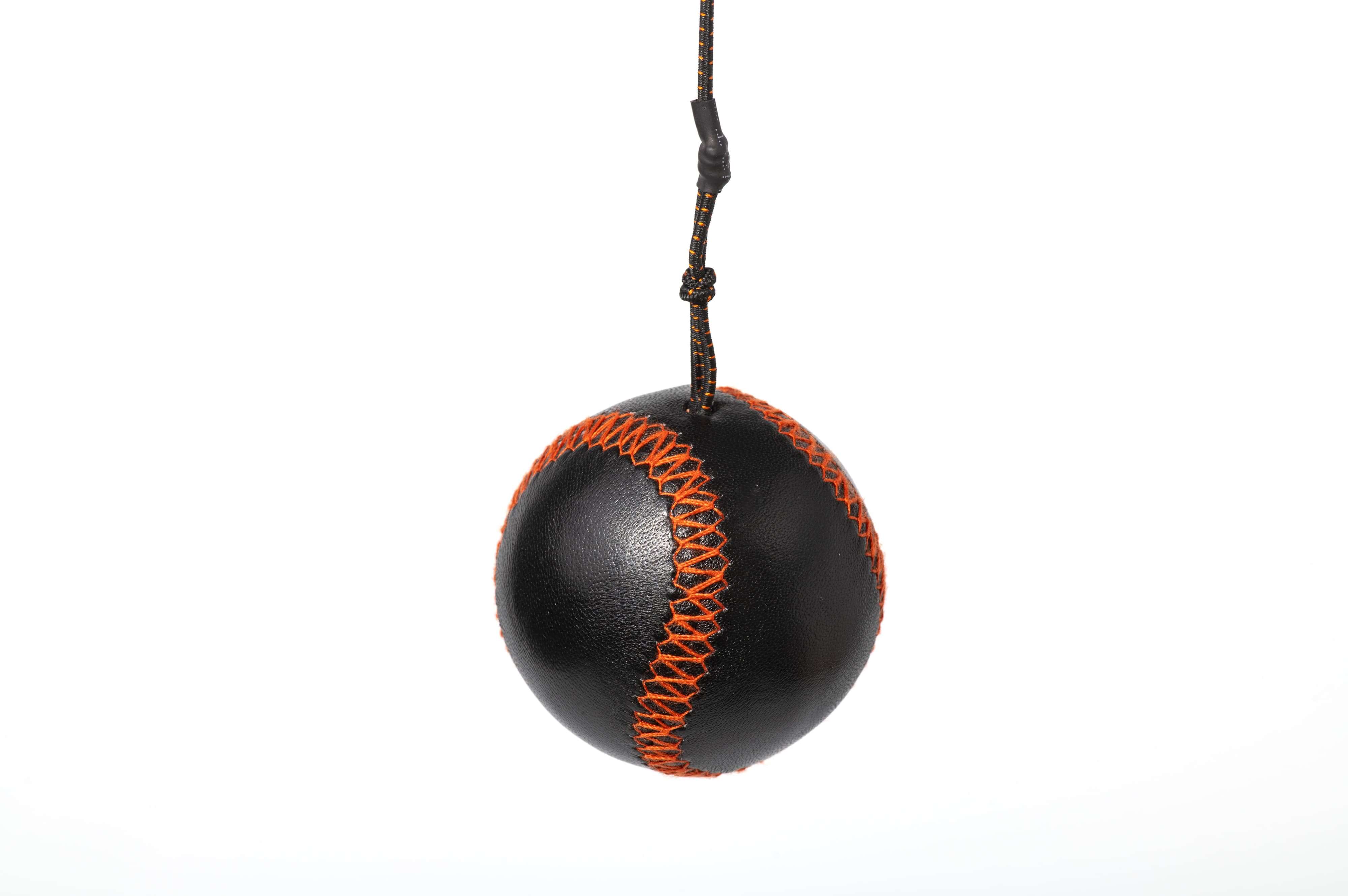 Шкіряний м'яч з високоякісної шкіри Trenix Fight Ball Original, м'який та практичний для тренувань без перчаток